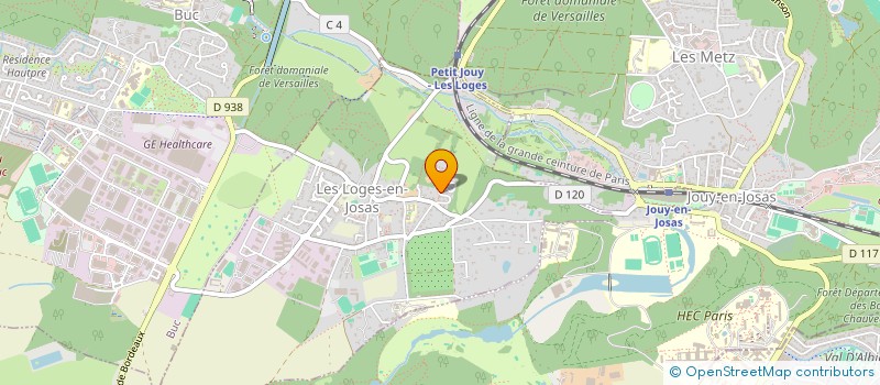 localisation de l'entreprise TOITS DE BUC  LES LOGES-EN-JOSAS