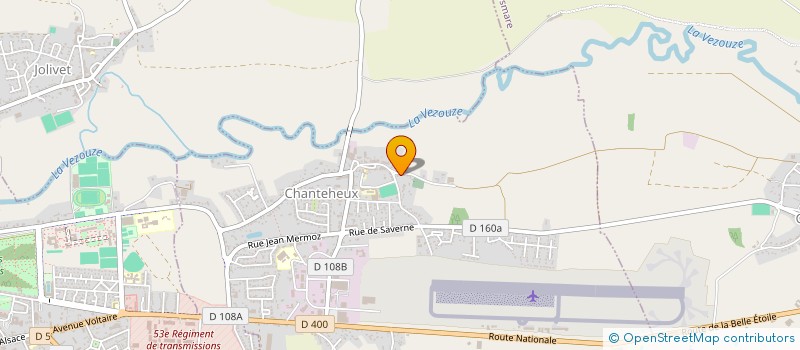 localisation de l'entreprise TOITS DE L'EST  CHANTEHEUX