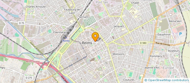 localisation de l'entreprise TOITS DE PARIS  REIMS