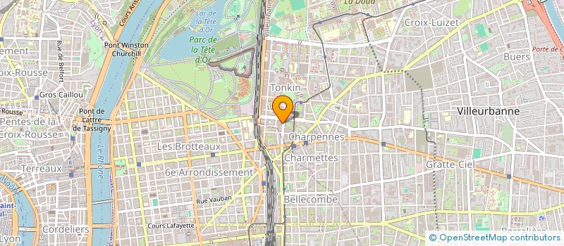 localisation de l'entreprise TOITS EN TRANSITION  VILLEURBANNE