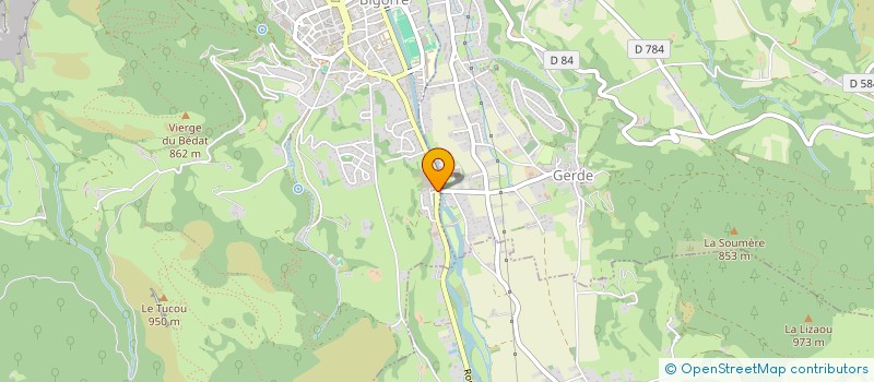 localisation de l'entreprise TOITS ET BOIS DE BIGORRE  BAGNERES-DE-BIGORRE