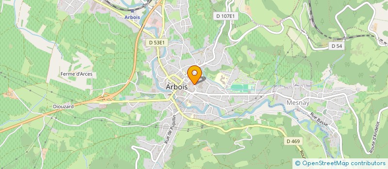 localisation de l'entreprise TOITS ET NOUES  ARBOIS