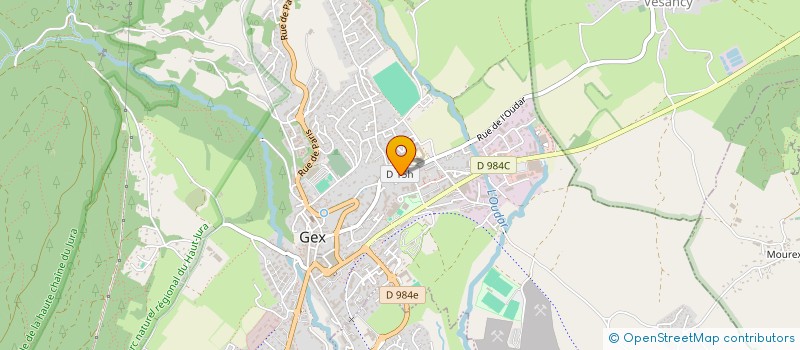 localisation de l'entreprise TOITS & HORIZONS  GEX