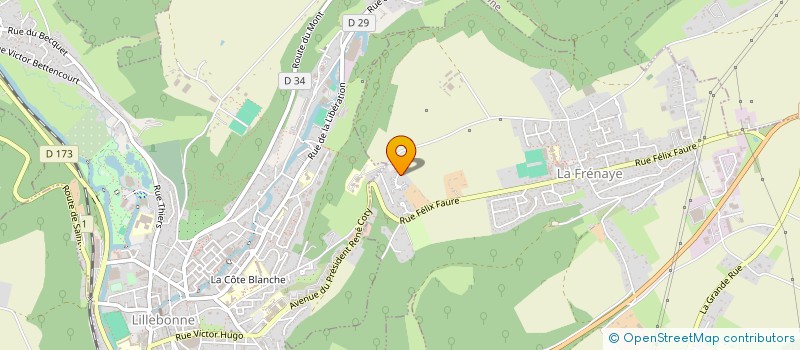 localisation de l'entreprise TOITSU KYOKUSHIN DOJO  LA FRENAYE