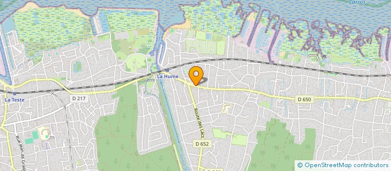 localisation de l'entreprise TOITURE 33-40  GUJAN-MESTRAS