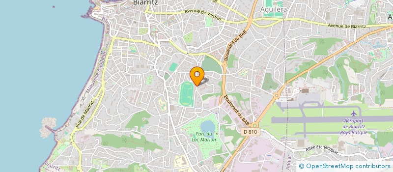 localisation de l'entreprise TOITURE BORDENAVE à BIARRITZ