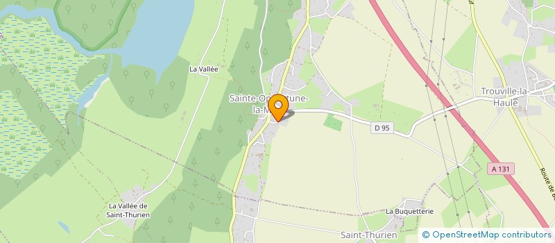 localisation de l'entreprise TOITURE D'ANTAN  SAINTE-OPPORTUNE-LA-MARE