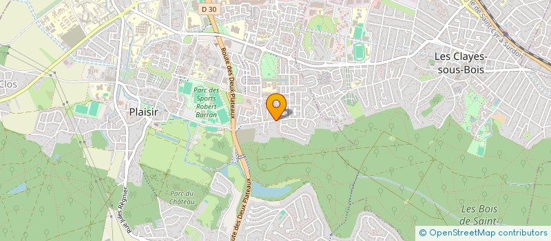 localisation de l'entreprise TOITURE DE L'ORANGERIE  PLAISIR