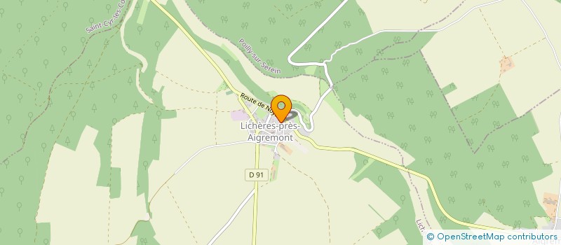 localisation de l'entreprise TOITURE DE L'YONNE  LICHERES-PRES-AIGREMONT