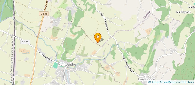 localisation de l'entreprise TOITURE DE LA RAYE  COMBOVIN