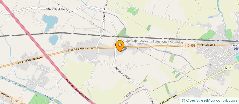 localisation de l'entreprise TOITURE EN FORME  CASTELSARRASIN