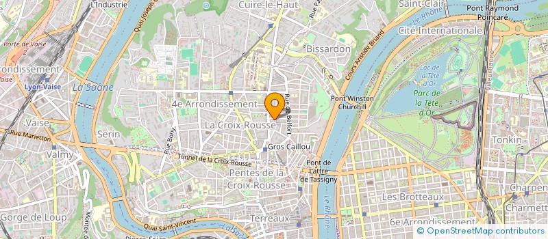 localisation de l'entreprise TOITURE FARGIER  LYON