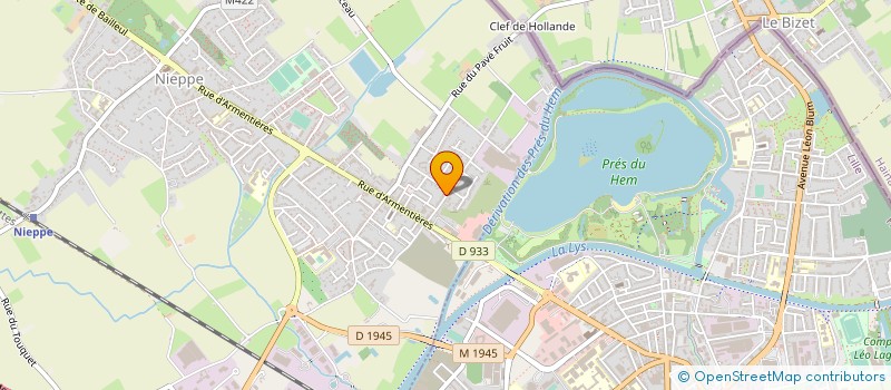 localisation de l'entreprise TOITURE & FINITION DERDAR  HOUPLINES