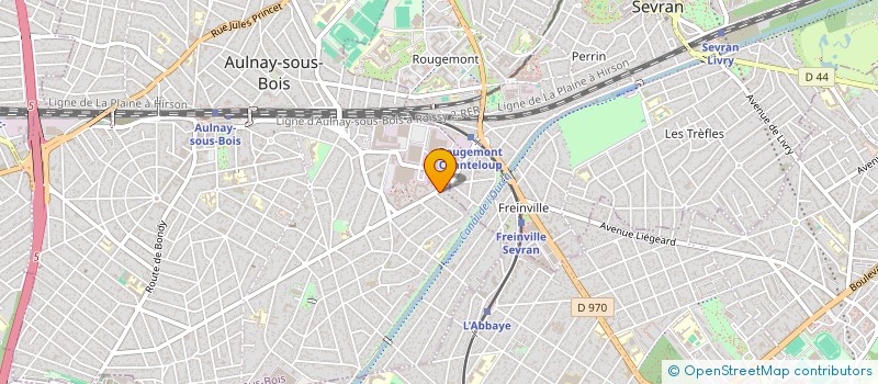 localisation de l'entreprise TOITURE FRANCILIENNE à AULNAY-SOUS-BOIS