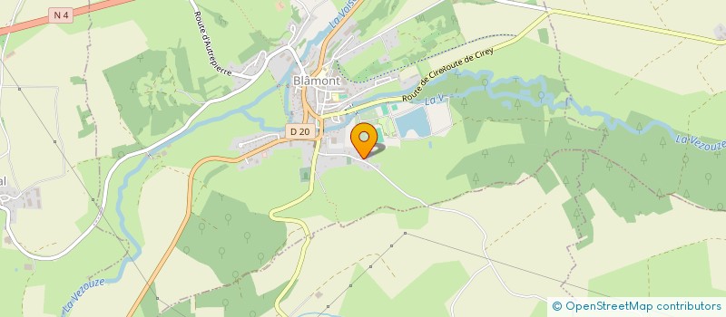 localisation de l'entreprise TOITURE LOIC RICHARD  BLAMONT