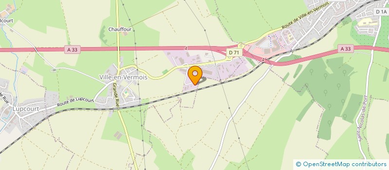 localisation de l'entreprise TOITURE LORRAINE à HEILLECOURT