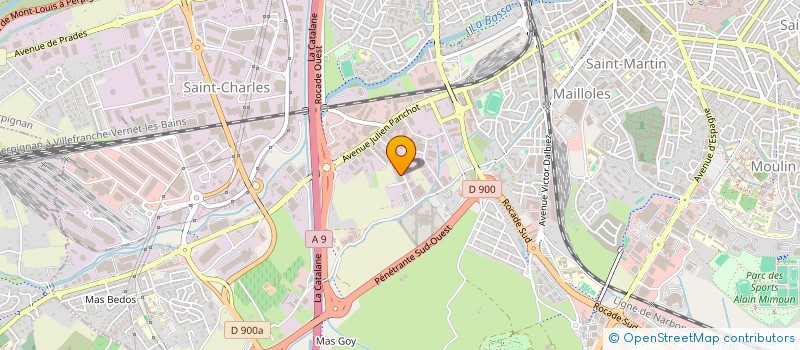 localisation de l'entreprise TOITURE MACONNERIE PAYS CATALANS  PERPIGNAN