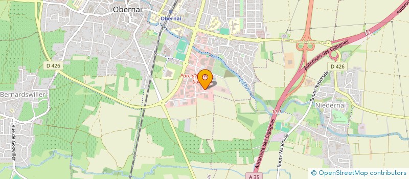 localisation de l'entreprise TOITURE OBERNOISE  OBERNAI