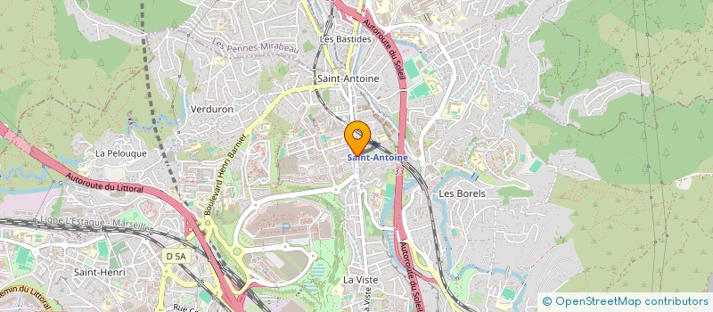 localisation de l'entreprise TOITURE PLUS à MARSEILLE