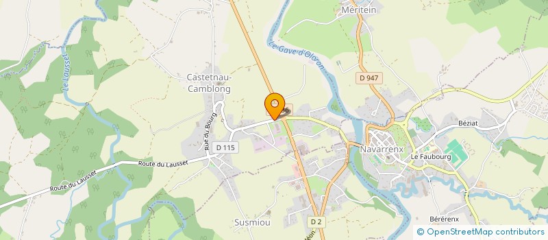 localisation de l'entreprise TOITURE PYRENEES DISTRIBUTION à CASTETNAU-CAMBLONG