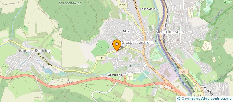 localisation de l'entreprise TOITURE SERVICE  GROSBLIEDERSTROFF