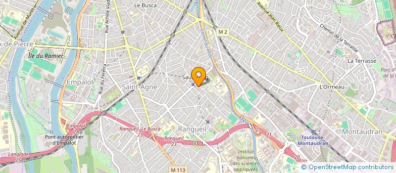 localisation de l'entreprise TOITURE TERRASSE BAT à TOULOUSE