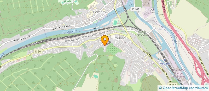 localisation de l'entreprise TOITURE VANDOPERIENNE  FROUARD