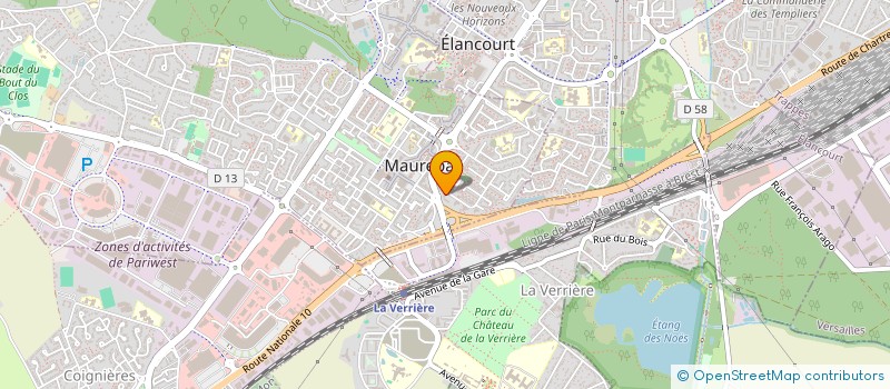 localisation de l'entreprise TOITURE YVELINES  MAUREPAS