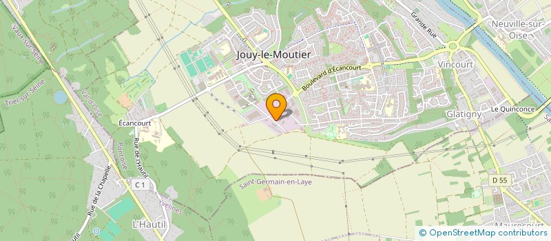 localisation de l'entreprise TOITURES ASSISTANCE ET SERVICES à JOUY-LE-MOUTIER