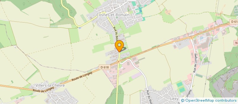localisation de l'entreprise TOITURES BOBECZKO à COSNES-ET-ROMAIN