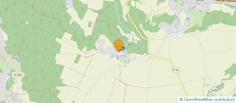 localisation de l'entreprise TOITURES DES 2 CHATEAUX  CROUTOY