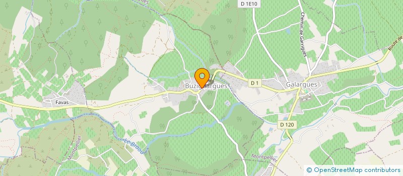 localisation de l'entreprise TOITURES DES GARRIGUES  BUZIGNARGUES