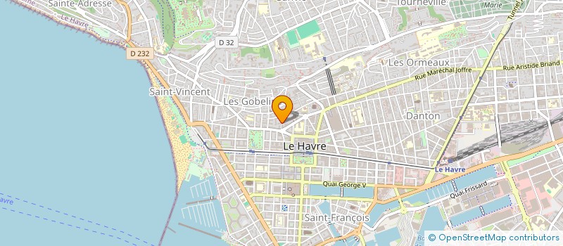 localisation de l'entreprise TOITURES ET CONFORT OUEST à LE HAVRE