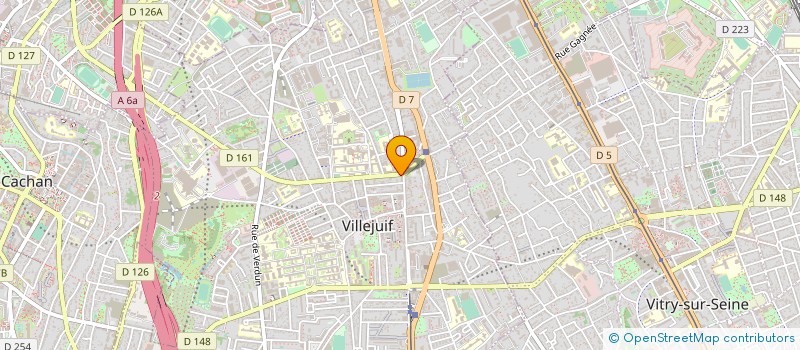 localisation de l'entreprise TOITURES ET CONSTRUCTIONS à VILLEJUIF