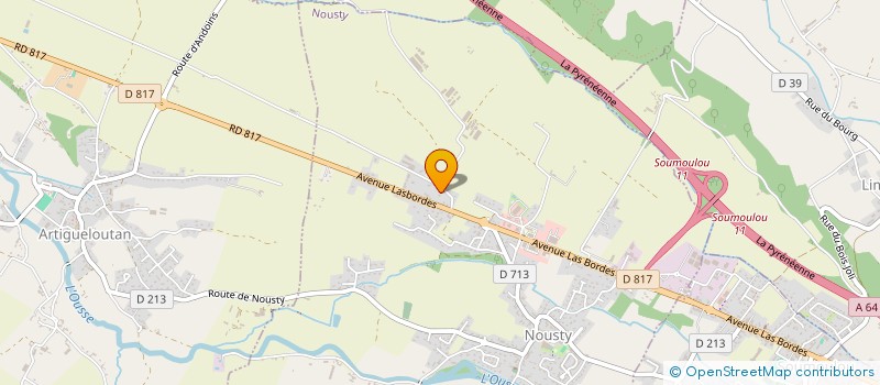 localisation de l'entreprise TOITURES ET TRADITIONS  NOUSTY