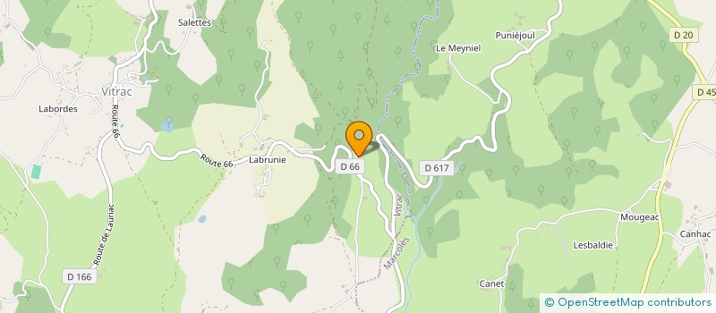localisation de l'entreprise TOITURES FLORY à VITRAC