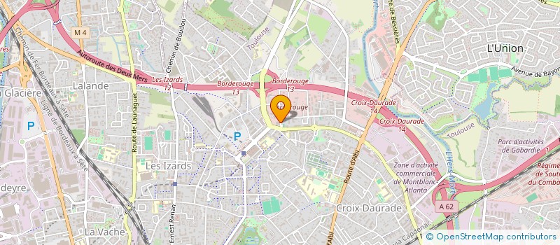 localisation de l'entreprise TOITURES MIDI PYRENEES à TOULOUSE