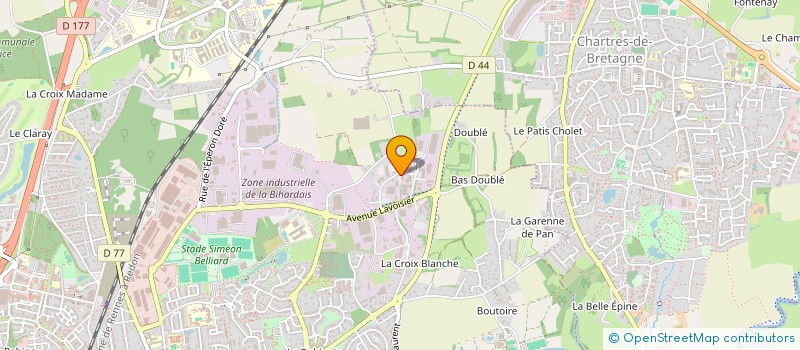 localisation de l'entreprise TOITURES RENNES SUD  LAILLE