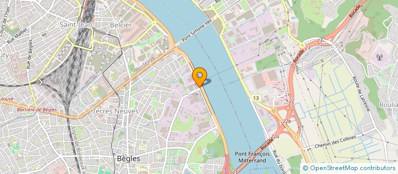 localisation de l'entreprise TOITURES REVETEMTS METALLIQUES AQUITAINE à BEGLES