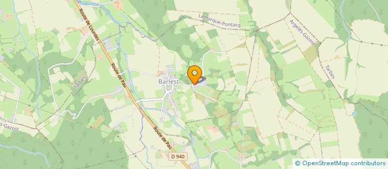 localisation de l'entreprise TOITURES SARL  BARLEST