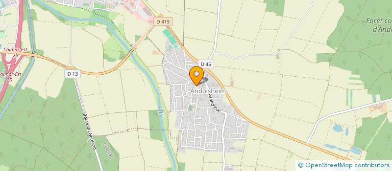 localisation de l'entreprise TOITURES SCHUMANN  ANDOLSHEIM