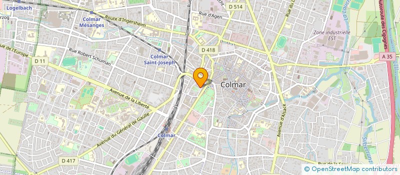 localisation de l'entreprise TOITURES SERVICES SARL à COLMAR