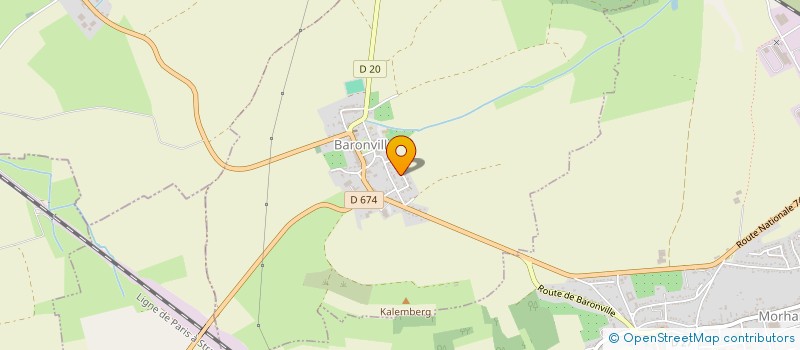 localisation de l'entreprise TOITURES VAGNE ASVL RENOVATION  BARONVILLE