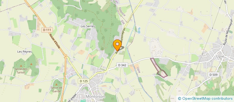 localisation de l'entreprise TOIVOA  MONTMEYRAN