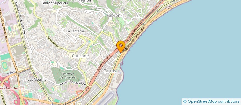 localisation de l'entreprise TOJA à NICE
