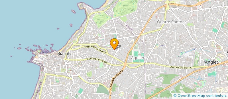 localisation de l'entreprise TOJANA à BIARRITZ