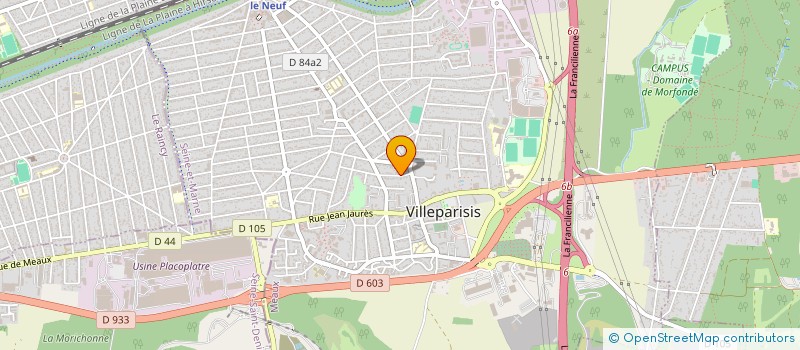 localisation de l'entreprise TOJELA  VILLEPARISIS