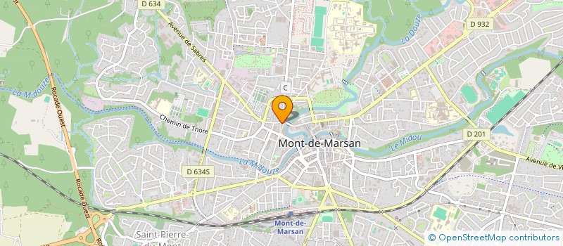 localisation de l'entreprise TOJU à MONT-DE-MARSAN