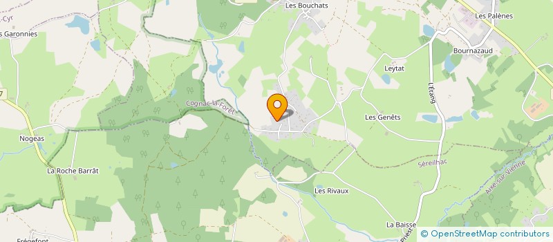 localisation de l'entreprise TOJUS  SAINT-PRIEST-SOUS-AIXE