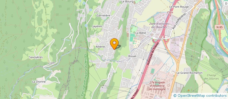 localisation de l'entreprise TOKA  CLAIX